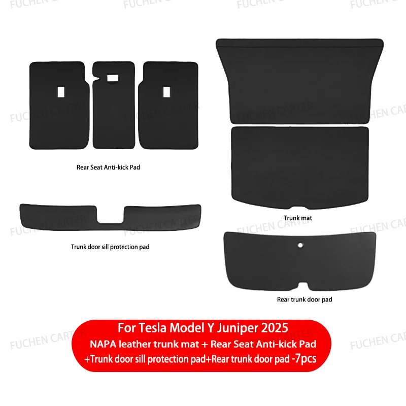 7pcs leather