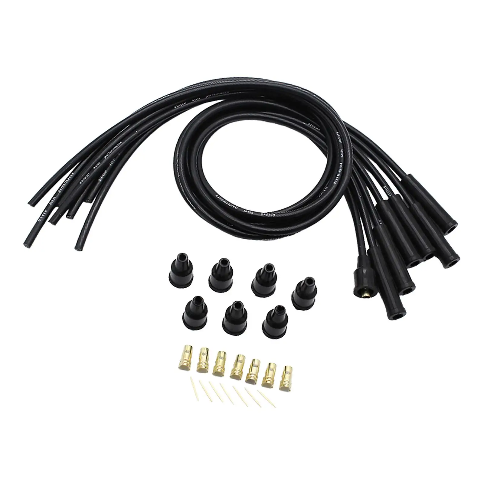 8mm HT Ignition Wires High Performance for 6 Cylinder Classic Cars