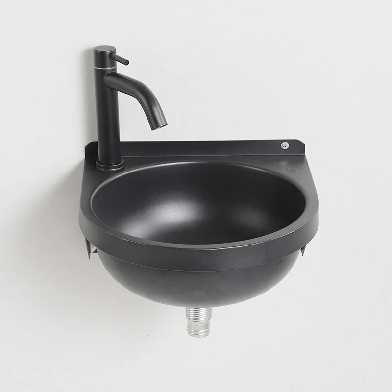 304 Stainless Steel Wall Mounted Washbasin for Household Small Unit Bathroom Balcony Simple Basin Design for Kitchen Sink