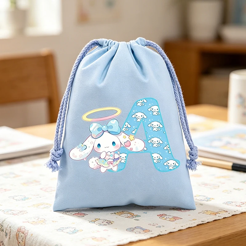 Сумка-на-шнурке-sanrio-cinnamoroll-с-мультяшным-принтом-букв-a-z-портативная-сумка-кошелек-для-конфет-и-подарков-мешочек-для-денег-в-стиле-kawaii