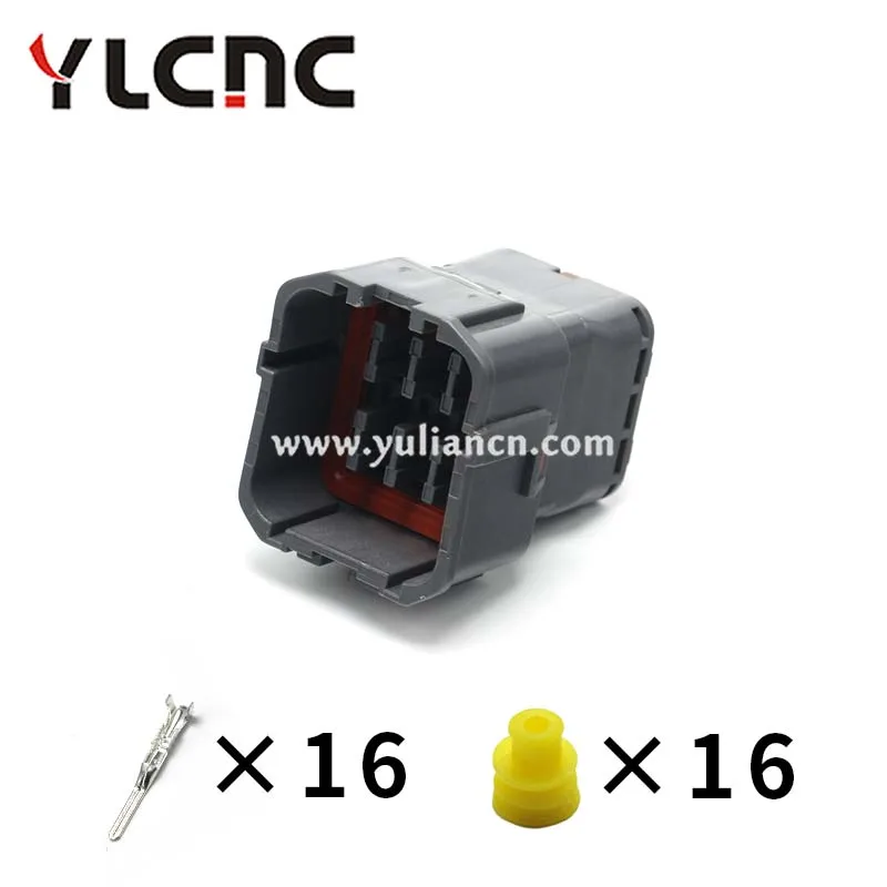 YLCNC factory direct sales 1Pcs 16Pin Car Waterproof Auto Connector Electrical Plug 7123-7564-40 7222-7564-40