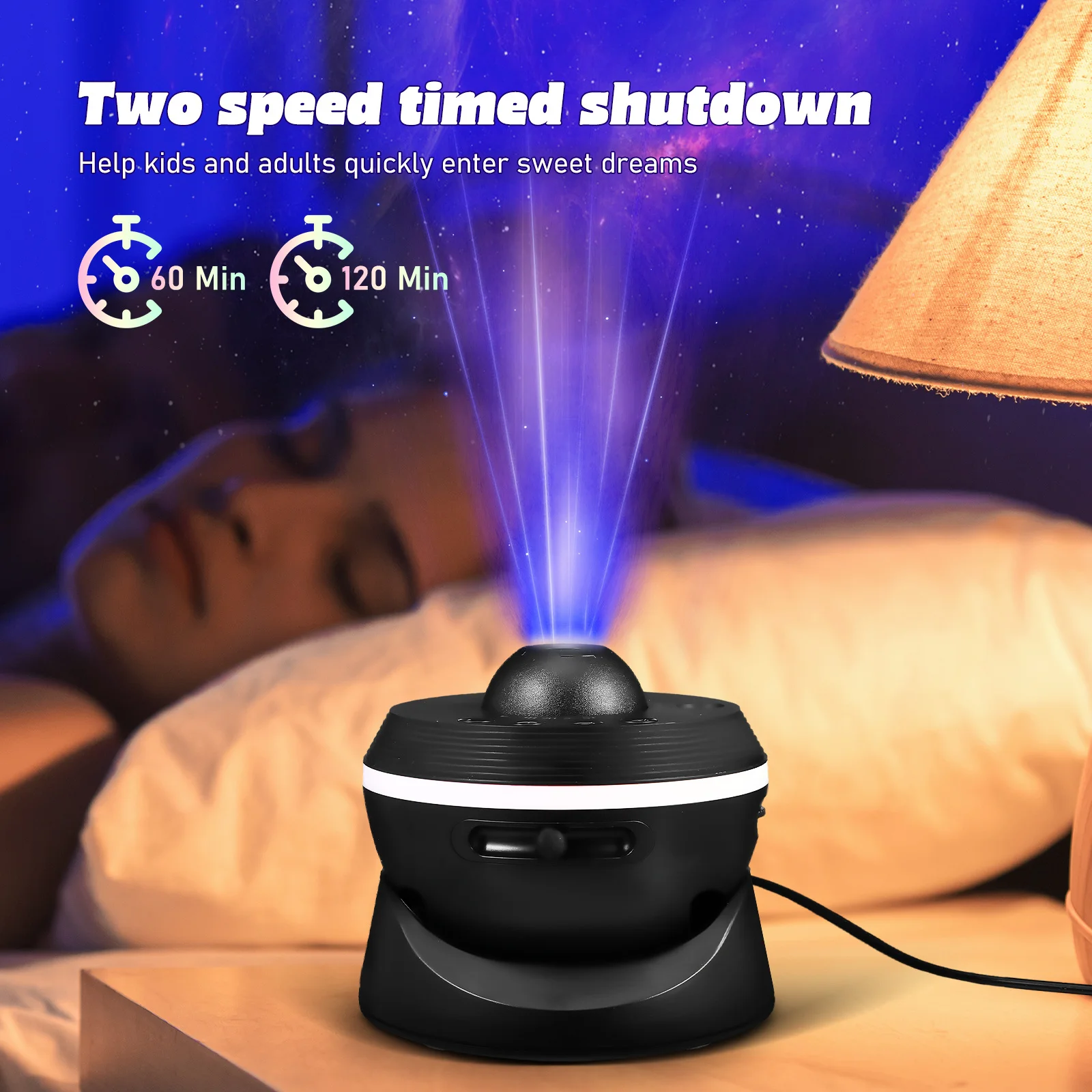 Projection Lamp Adjustable Ceiling Projector For Bedroom Stars Night Light Mood Lighting Home Decor Space Ball