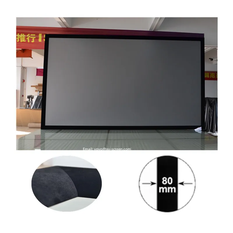 

Fix Frame Projector Screen 4K HD ALR Short/long Throw Projection Screen For Home Theater