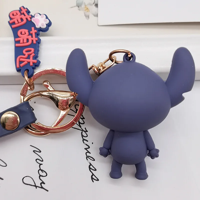 Cartoon Disney Stitch Keychain Doll Key Chain Lovely Pendant Handbags Accessories  for Men and Women Cute Gifts Keychains