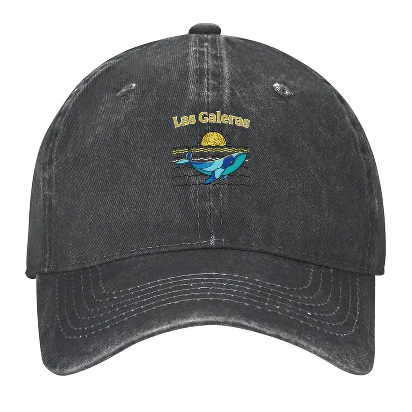 

Las Galeras Dominican Republic Whale Baseball Cap Golf Hat Mountaineering Trucker Cap Sunscreen Hats Woman Men's