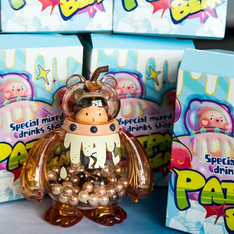 Heyone Kawaii Paipai Special Mixed Drinks Shop Series Anime Figure Guess Bag Ornament Figurines Home Decor Dolls Model Girls Gif