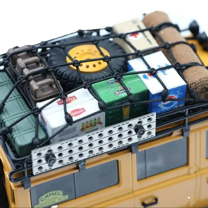 Rc Model Climbing Car 1:35 32 24 Handmade Luggage Rack Pocket Net A01 A02 A03 Decoration Pieces For Defender Pajero Wrangler