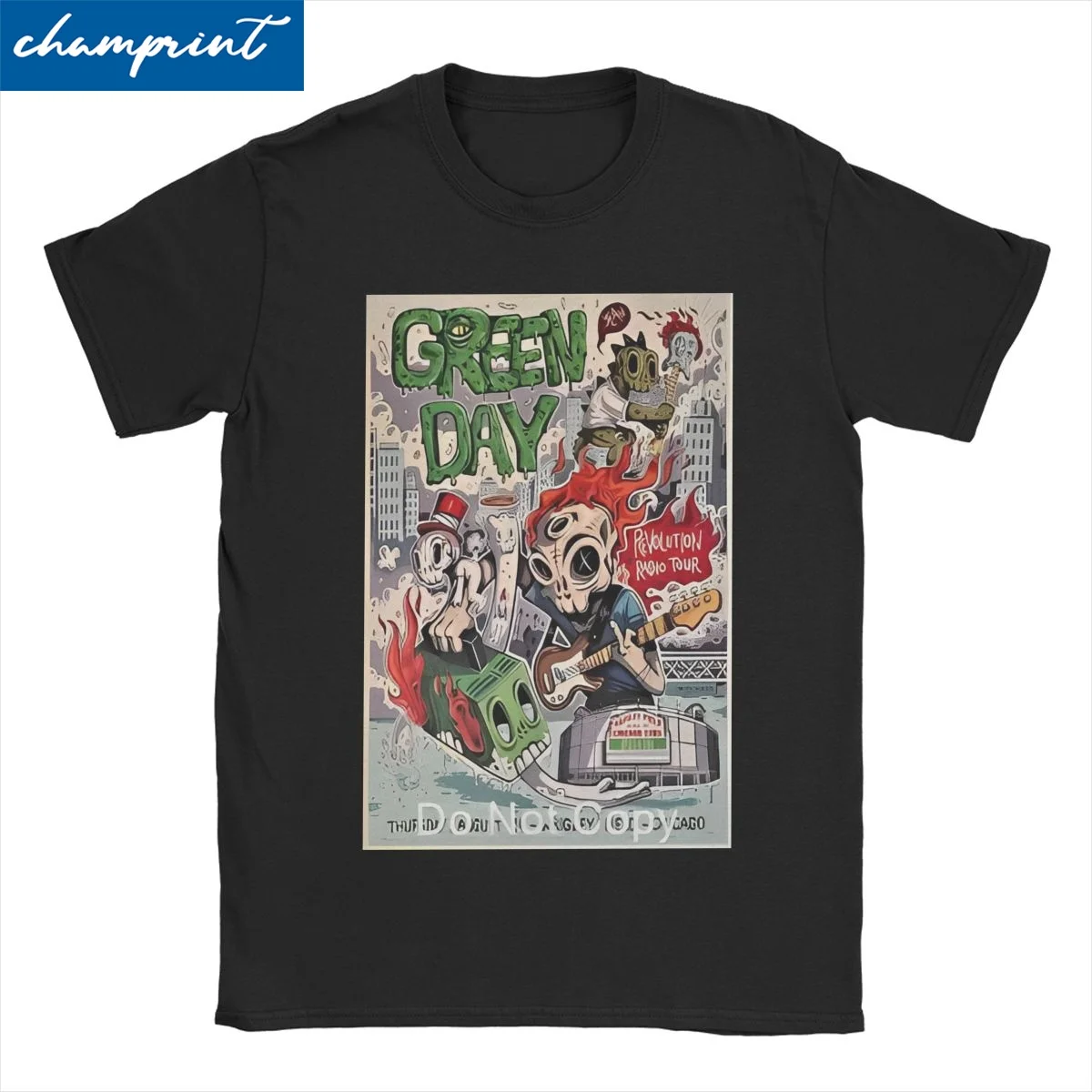 2024 Green Days Band T-Shirts Men Women Dookie Saviors Hip Hop Album Vintage Pure Cotton Short Sleeve T Shirts Summer Clothing