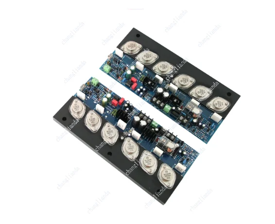 E405 Class A HiFi Power Amplifier Board Gold Sealed Transistor With Speaker Protection Reference DIY Audio Hardware Accessory