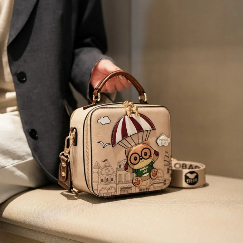 

Elegant Leather Women's Shoulder Bag High-End Luxury Brand Famous Designer Trendy Daily Vintage Bag