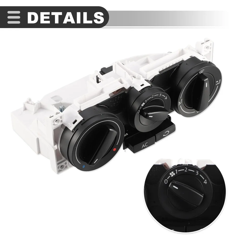 Nuevo Interruptor de Control de Climatización de Aire Acondicionado 1J0820045F 1J0820045G para VW Passat B5 Golf Jetta GTI Bora Beetle