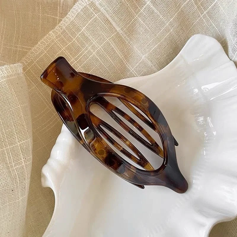 4-teiliges Set aus großen, flachen Haarnadeln für Damen, französische Haarspangen mit flacher Oberseite, modische Haaraccessoires – Detail 2