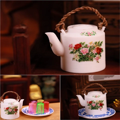 Миниатюрный чайник для кукол OB11 Snoedoll 1/6
