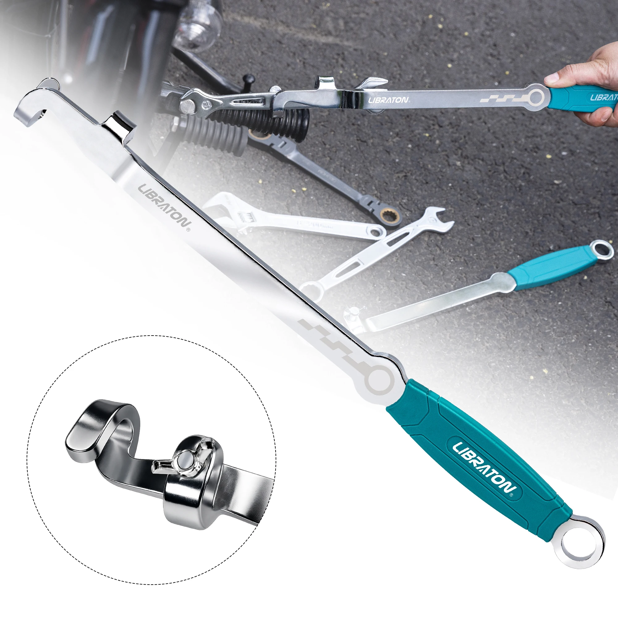 15 inch Wrench Extender Tool Bar Spanner Extender Efficient Extension Spanner Adapter for Auto & Mechanic Repair Extension Tool