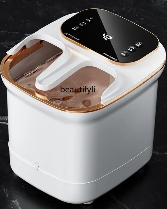 

Intelligent foot soaking bucket heating household foot basin special bucket massaged calf foot bath