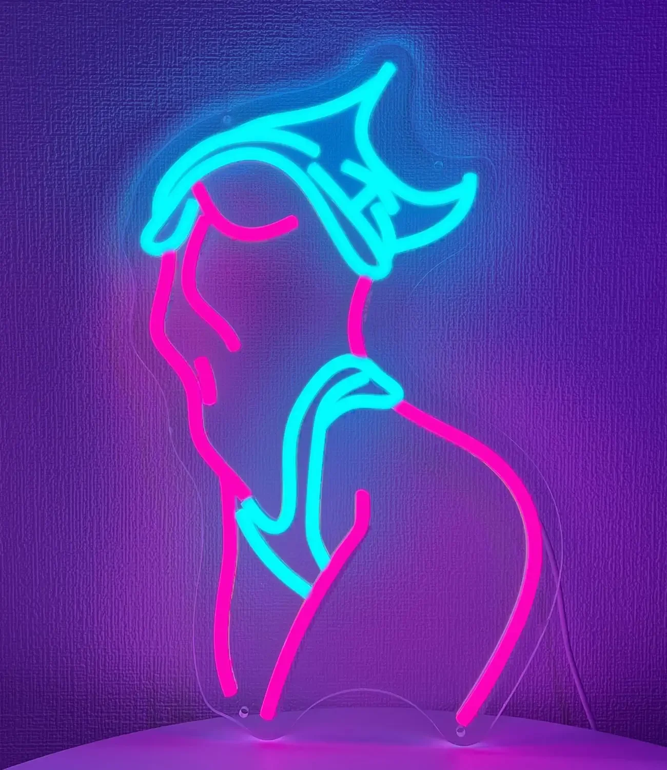 Girls Neon Sign Woman Body Neon Sign for Girls Bedroom Large Led Neon Sign for Wall Decor Girls Lady Party Club Bar