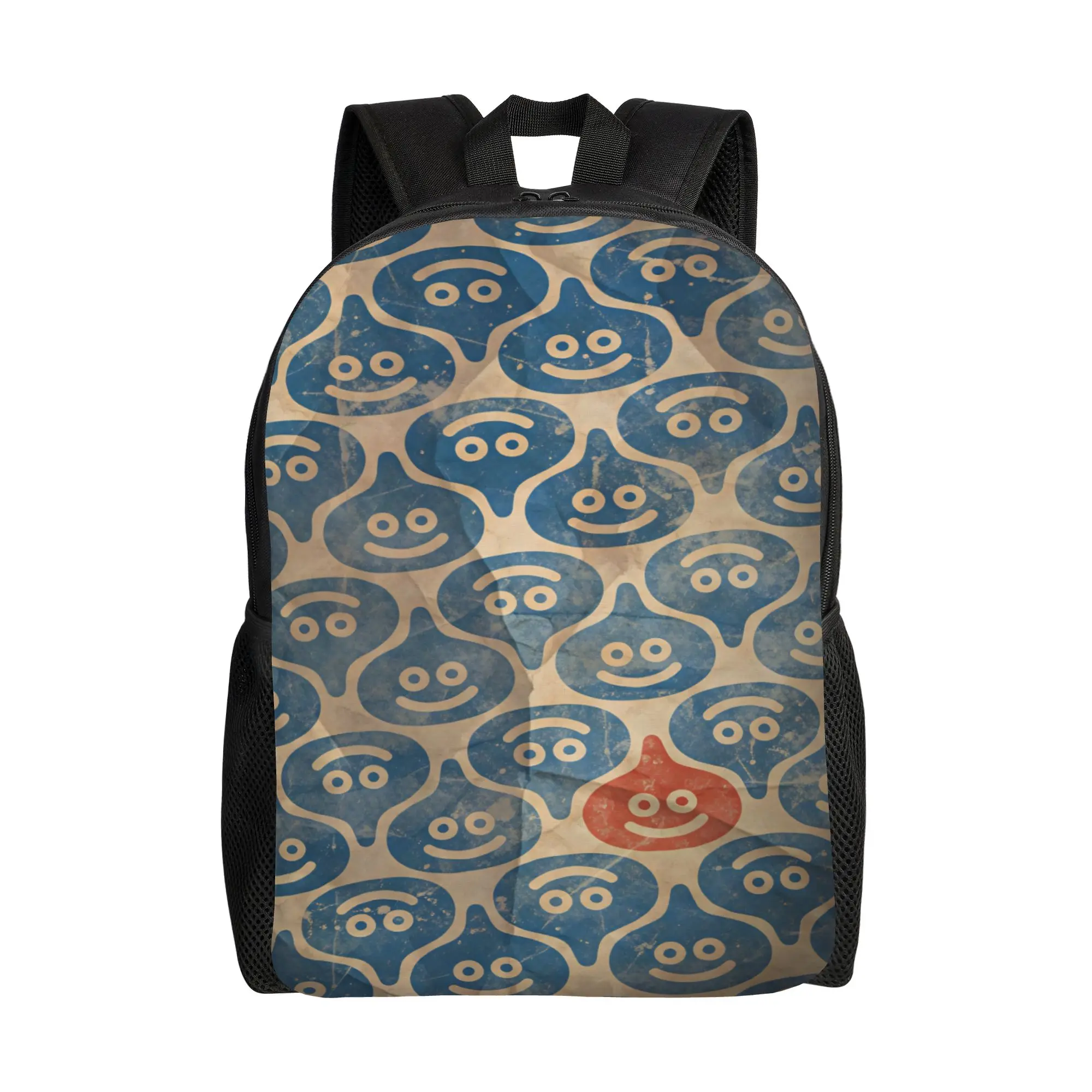 Dragon Quest Slime  Backpack  Camping Backpacks Unisex Custom Big School Bags Casual Rucksack