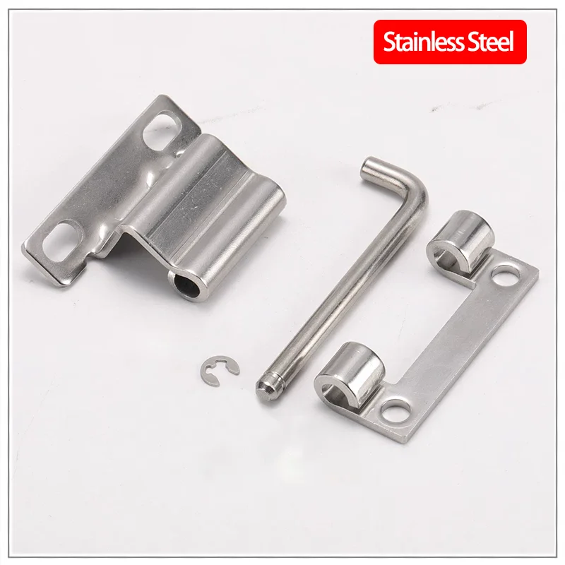 

3pcs Industrial Stainless Steel Detachable Hinge for Electrical Machinery Motor Equipment Cabinet Door Hidden Hinge for Box