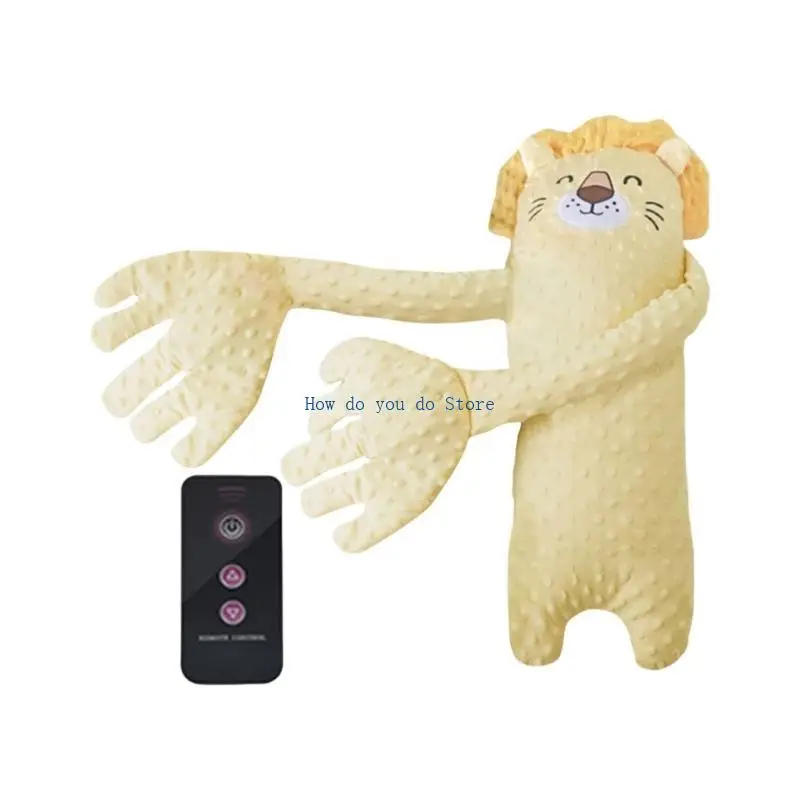 19QF جميل طفل مهدئ اليد مريح دمية لعبة رئيس يصل ممارسة دعم وسادة