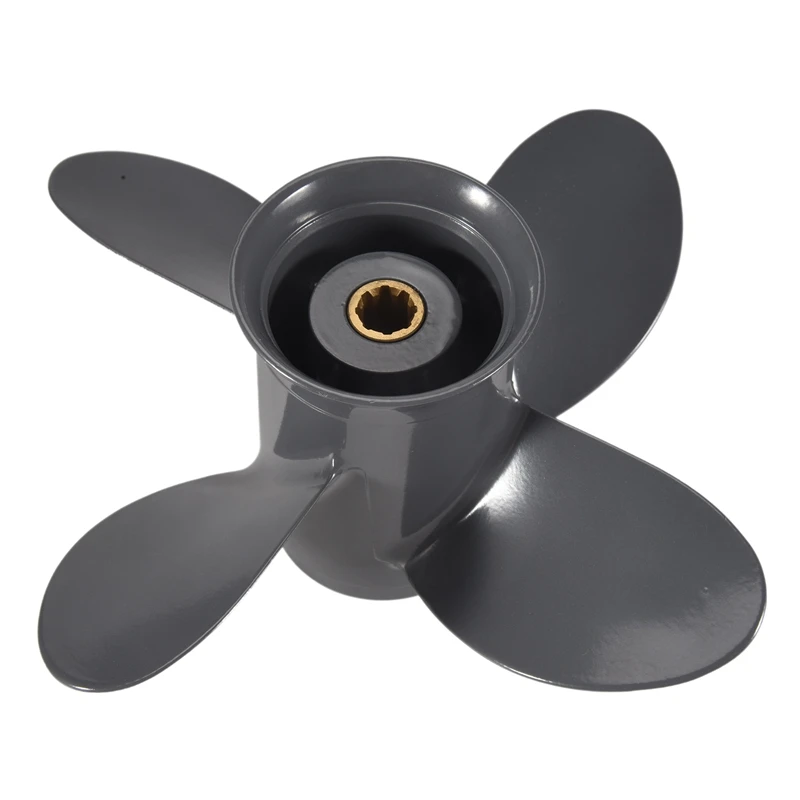 

T61C_Propeller 4 Blade 9 1/4X10 for Honda and Yamaha Outboard BF8D/BF9.9D