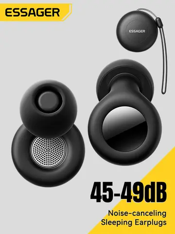 ESSAGER Noise Cancelling Ear Plugs for Sleeping Soft Silicone Sleep Earplugs Noise Reduction Earbuds for Sleep Work Study Travel