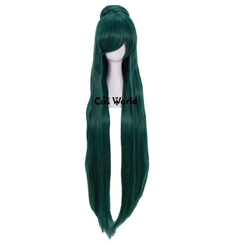 

Sailor Pluto Meiou Setsuna Trista Meioh 100cm Long Anime Cosplay Wigs Fiber Heat Resistant Synthetic Hair + Wig Cap