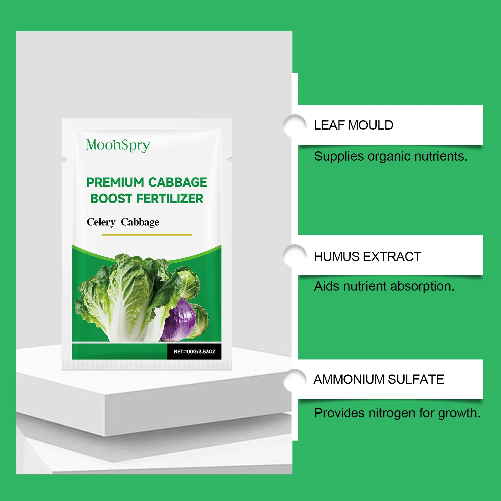 Indoor Outdoor Vegetable Growth Fertilizer for Fruit Garden Cabbage Celery - Nutritional Maintenance Care Solution