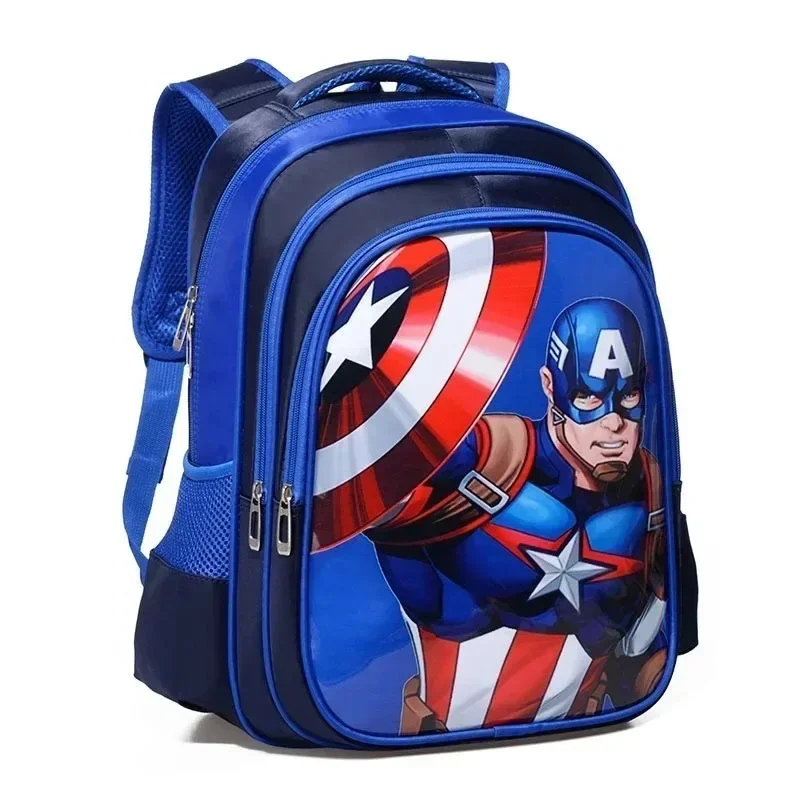 Marvel Avengers Anime zaino Iron Man Captain America Cartoon zaini per bambini Spiderman Student Water Proof School Backpack