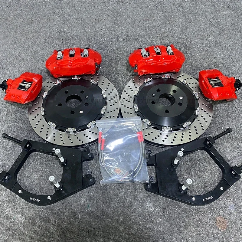 Spare Parts Modified Electronic Handbrake Big Brake Kit 19Z Rear 4 Piston Racing Universal Brake Calipers