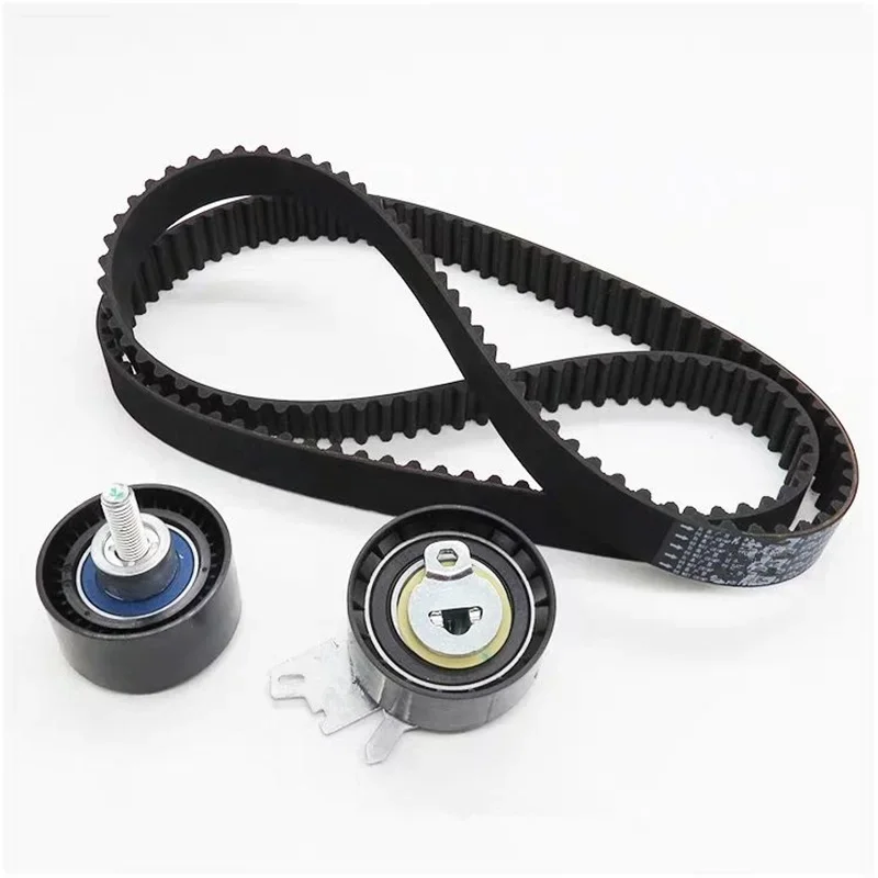 

RWSYPL Engine Timing System Belt & Tensioning Wheel & Pulleys Kit For Peugeot 206 207 301 307 308 408 508 2008 Citroen C2 C4L C5