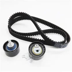 RWSYPL Engine Timing System Belt & Tensioning Wheel & Pulleys Kit For Peugeot 206 207 301 307 308 408 508 2008 Citroen C2 C4L C5