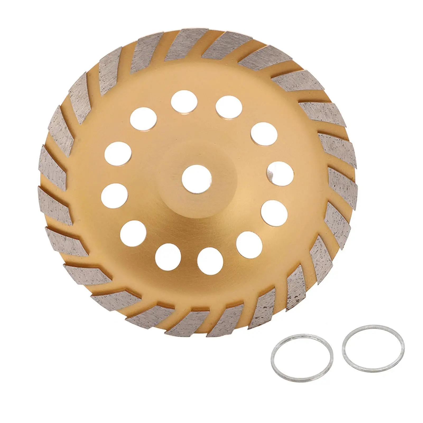 

Grinding Wheel for Smooth Cutting Rust Resistant with Washer ID 22MM Gold Finish for Metal and Stone Work