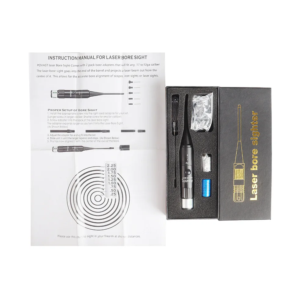 Hot Sale Red Laser Bore Sight High Precision Zero Collimator Horizontal Calibration Tool Tactical CQB Rifle Scope view 4