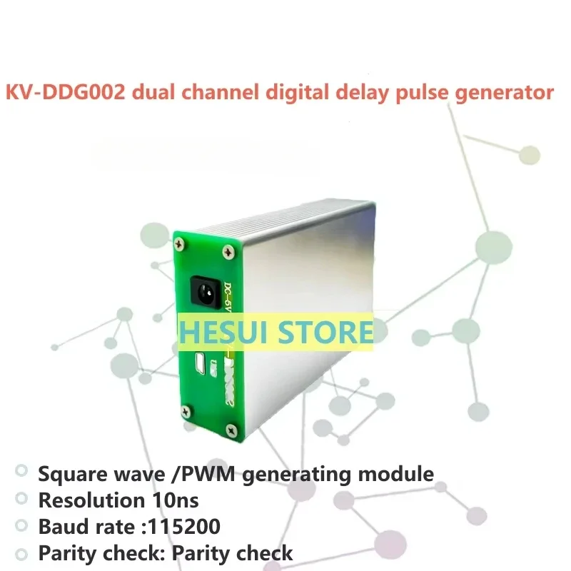 KV-DDG002  High-speed narrow pulse digital delay DDG arbitrary PWM square wave signal generator module 10nS