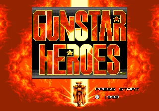 Gunstar Heroes Region Free 16Bit MD Game Card For Sega Mega Drive For Genesis