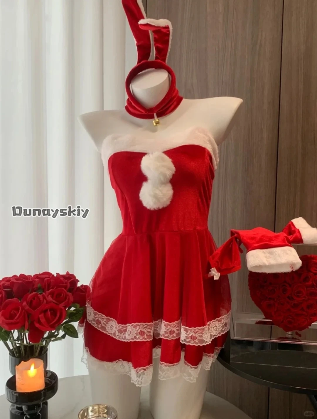 

Рождественское сексуальное горячее платье, костюмы для косплея {Hemera}красная белая короткая юбка, забавный женский костюм Санта-Клауса, маскировка, рождественский персонаж