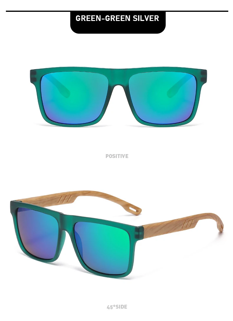 Retro-Sonnenbrille aus Bambus und Holz im neuen Stil, UV-Schutz, für Herren, trendige und vielseitige Sonnenschutz-Sonnenbrille 3052 – Detail 18