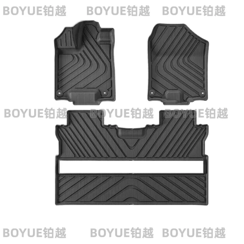 Custom Fit TPE Car Floor Mats for Ridgeline 2017-2024 All Weather Waterproof Liners Heavy Duty Protection Accessories