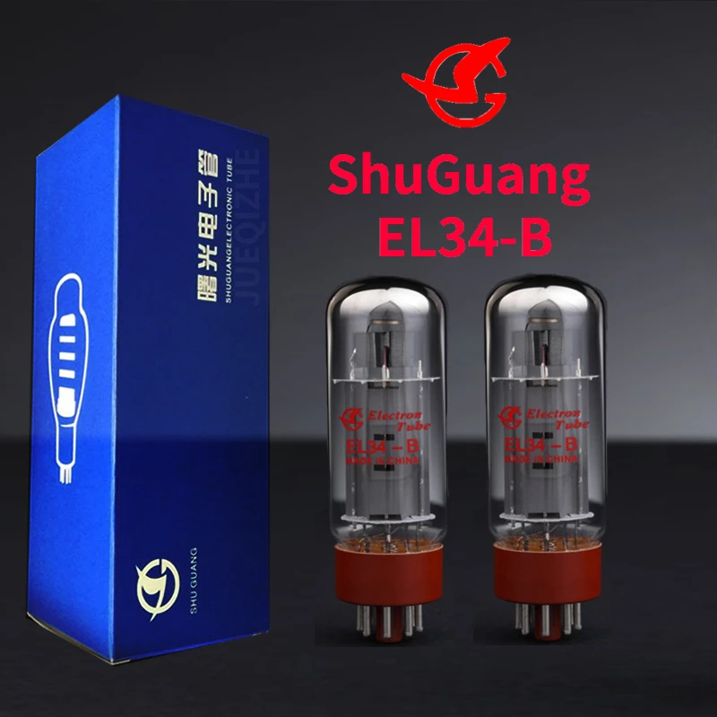 

EL34-B ShuGuang Vacuum Tube Replaces 6CA7 EL34B 6P3P 5881 6550 KT88 EL34M EL34 Tube HIFI Audio Amplifier Class D Amplifier