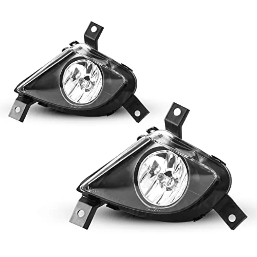 

Fog Lights for 2009-2011 BMW 3 Series Sedan/Wagon E90/E91 w/o M Pkg with Clear Lens 2PCS Enhanced Visibility in Adverse Weather