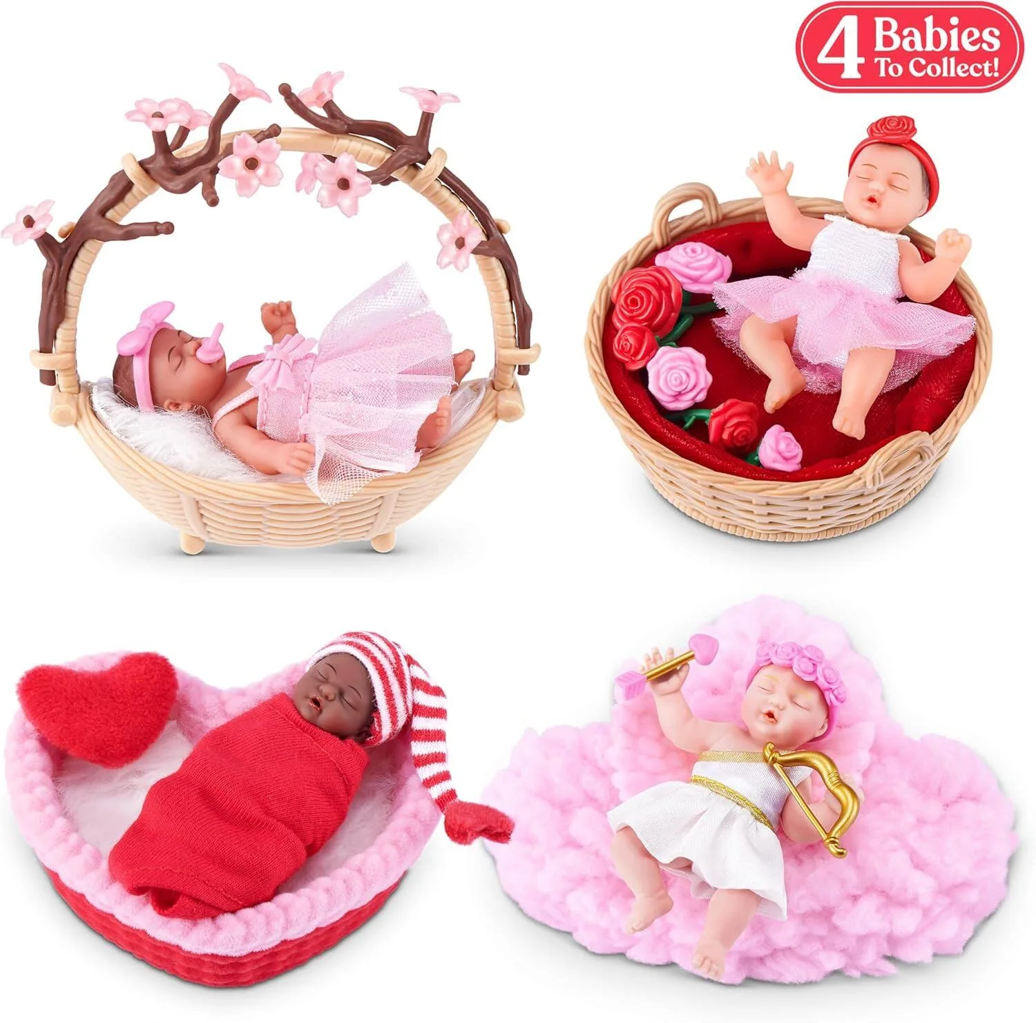 ZURU Mini Baby Surprise Ball 3rd Generation Fingertip Sweetheart Baby Pretend Play Toy Realistic Baby Doll Surprise Egg Toy - view 2