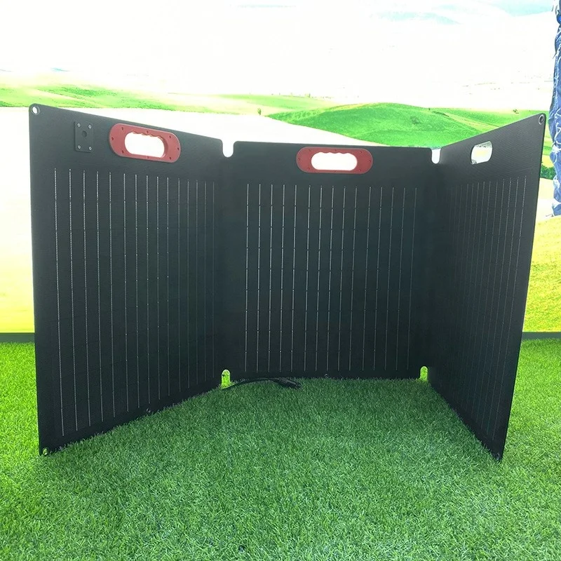 

Портативная солнечная панель для кемпинга на открытом воздухе, зарядное устройство 40 Вт, 60 Вт, 100 Вт, 150 Вт, 200 Вт, складная моно-солнечная фотоэлектрическая панель, 150 Вт, 18 В