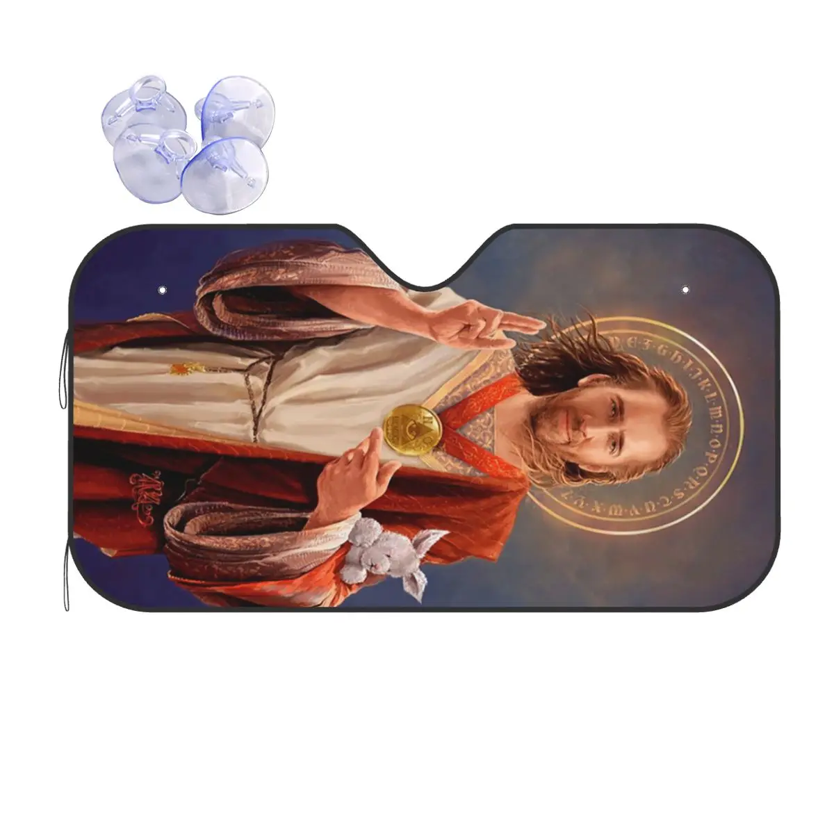 

Nicolas Cage, Saint Nicolas Of Cage Sunshade Windscreen Car Front Windshield Window Sun Visor Accessories Covers