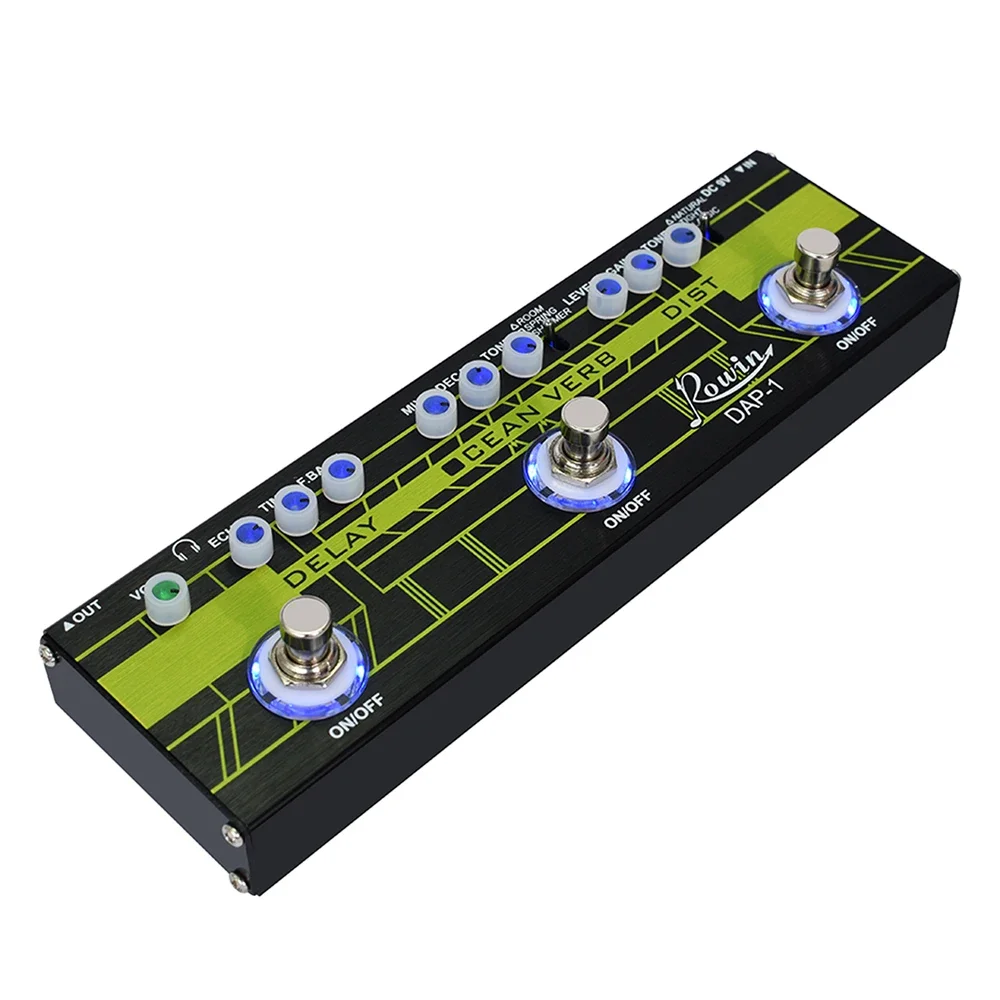 

Hot Selling Robin DAP-1 Aluminum Alloy Effects Pedial with Bypass Function Multi Effects Pedial