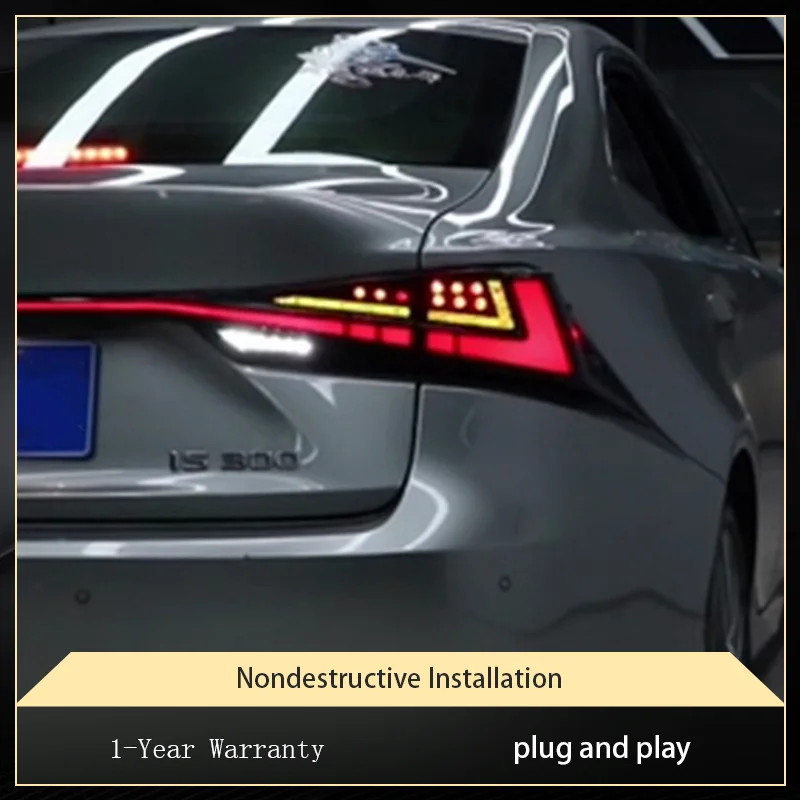 

Автомобильный фонарь для Lexus, светодиодные задние фонари в сборе IS200 IS250 IS300 IS350 2013-2022, анимация запуска, аксессуары для последовательного сигнала