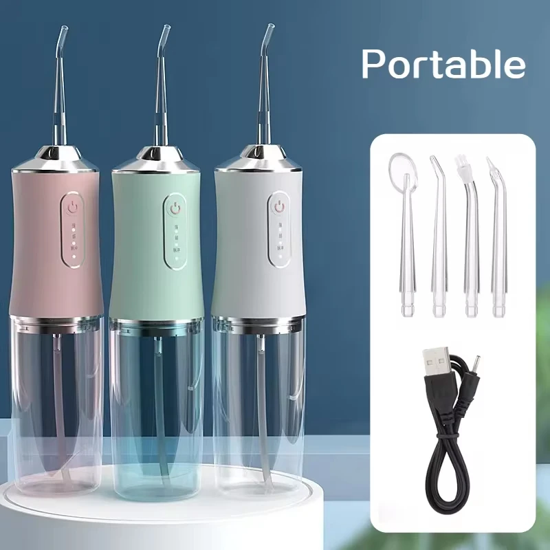 Rechargeable Smart Cordless Portable Electric Teeth Cleaning Dental Oral Irrigator Water Flosser For Teeth Dental Water Jet