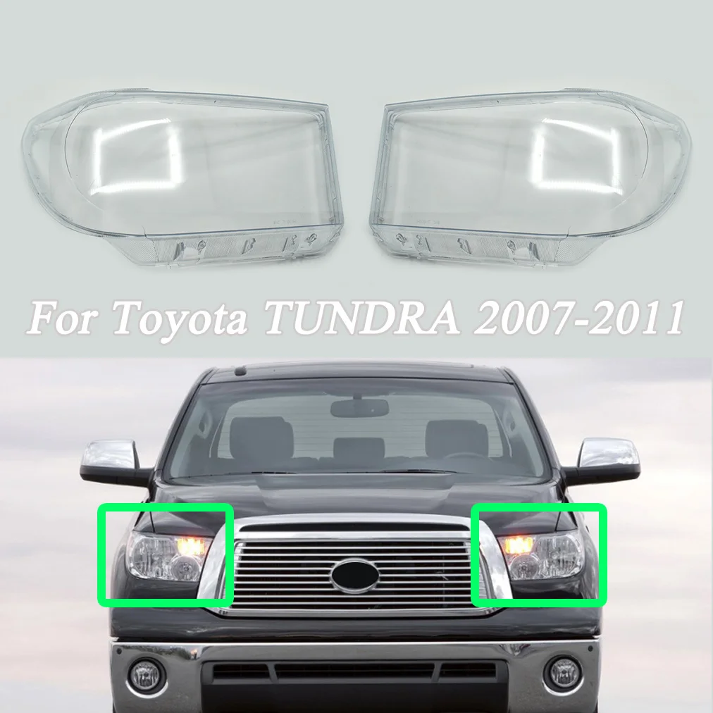 

For Toyota TUNDRA 2007-2011 Headlight Lens Cover Transparent Auto Accessories