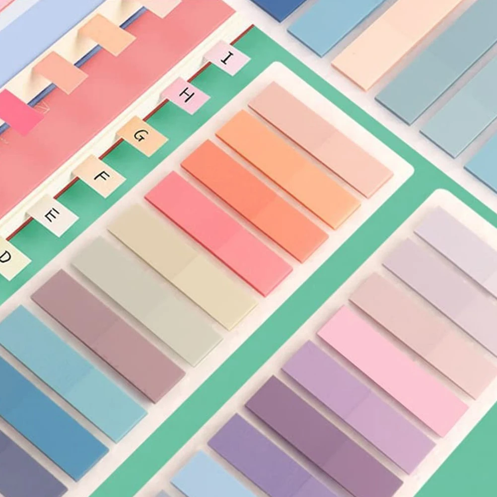 1900pcs Page Markers Index Tabs Bookmark Transparent Sticky Classify Files For Books Waterproof Notes Strip Students Flags