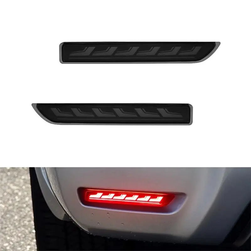 ABHX-Rear Bumper Reflector Light For Nissan Patrol 2019-2023 Dynamic Turn Signal Light Brake Light Accessories