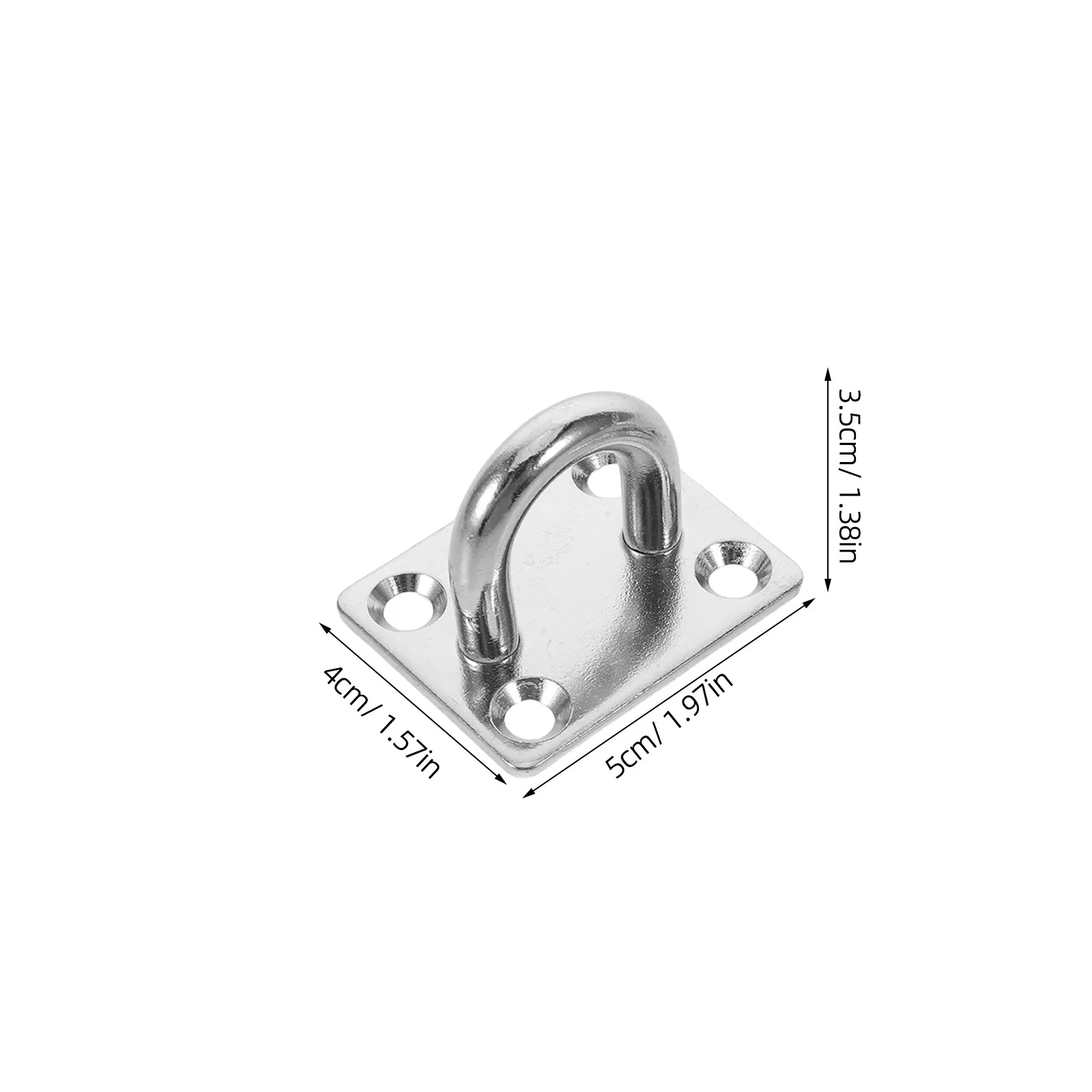 4Pcs Heavy Duty Hammock Accessories Stainless Steel Mount Hammock Hanging Kit Wall Ceiling Anchor Hooks Outdoor Indoor